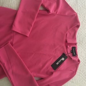 M Nature Formal Dress Hot Pink